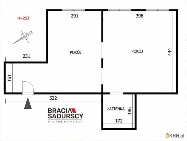 2 pokojowe, Mieszkanie  na sprzedaż, Kraków, Podgórze/Stare Podgórze, ul. Kalwaryjska
