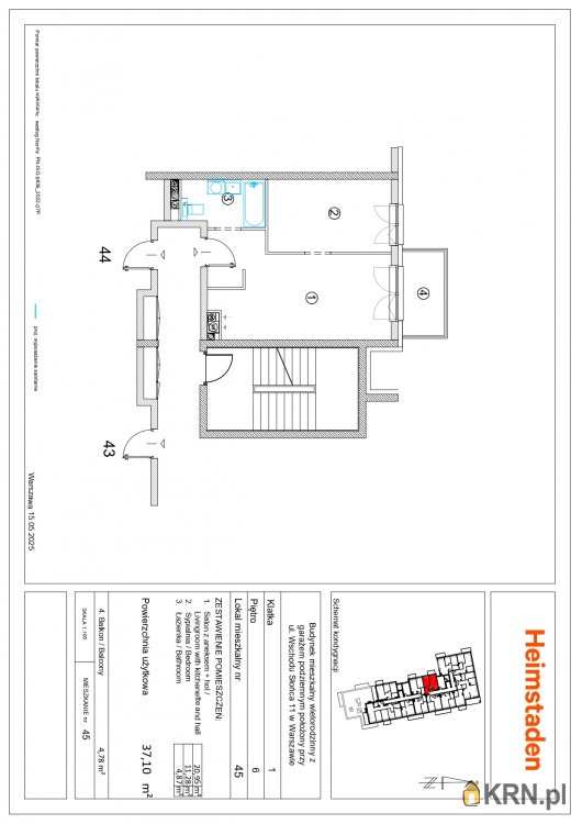 Mieszkanie  na sprzedaż, 2 pokojowe, Warszawa, ul. 