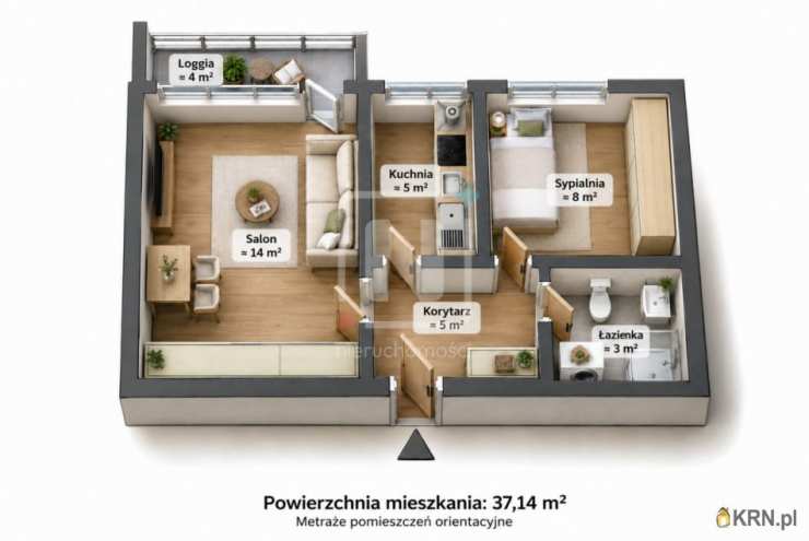 Warszawa, Wola/Ulrychów, ul. Okocimska, 2 pokojowe, Mieszkanie  na sprzedaż