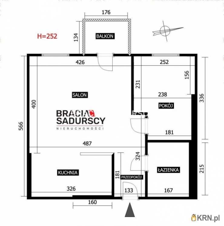 Mieszkanie  na sprzedaż, Kraków, Prądnik Biały/Azory, ul. W. E. Radzikowskiego, 2 pokojowe