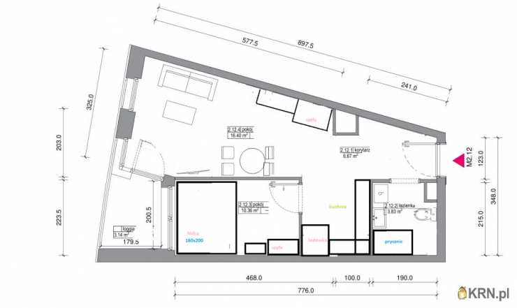 Kraków, Dębniki/Ludwinów, ul. Barska, Mieszkanie  na sprzedaż, 5 pokojowe