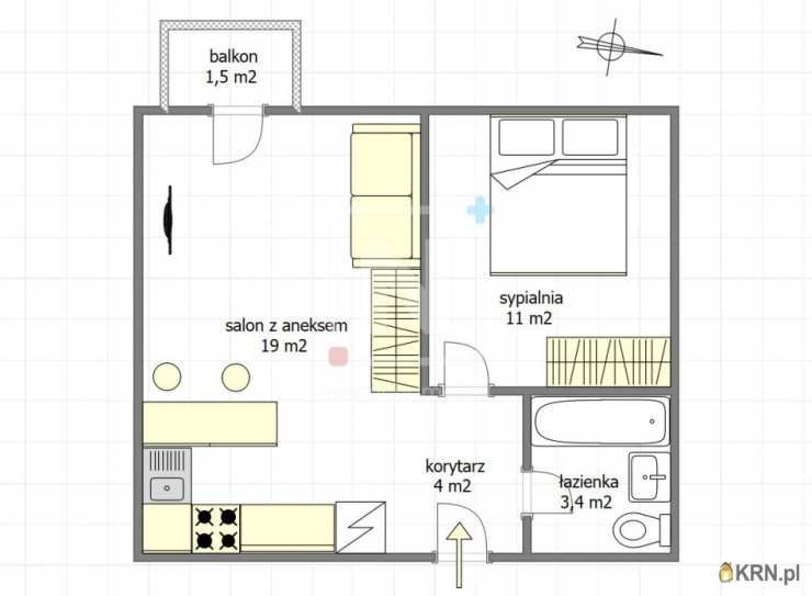 Warszawa, Mokotów/Czerniaków, ul. Czerniakowska, Mieszkanie  na sprzedaż, 2 pokojowe
