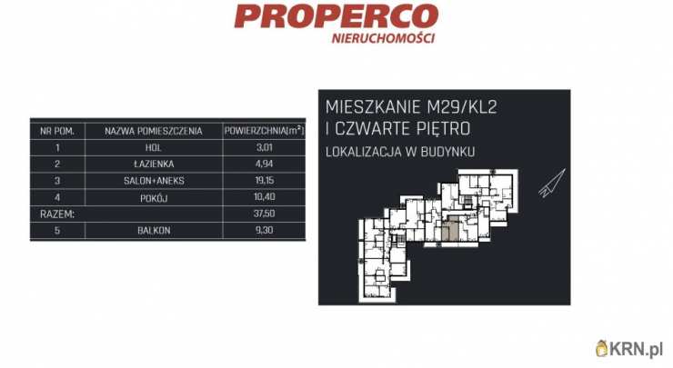 2 pokojowe, Mieszkanie  na sprzedaż, Jędrzejów, ul. 