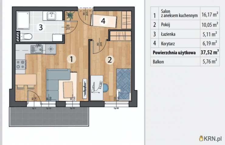 2 pokojowe, Mieszkanie  na sprzedaż, Smolec, ul. 