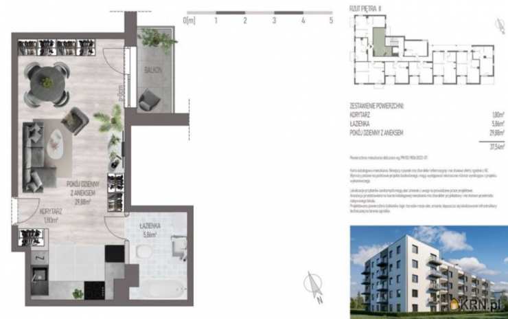 Gdańsk, Siedlce, ul. Kartuska, Mieszkanie  na sprzedaż, 1 pokojowe