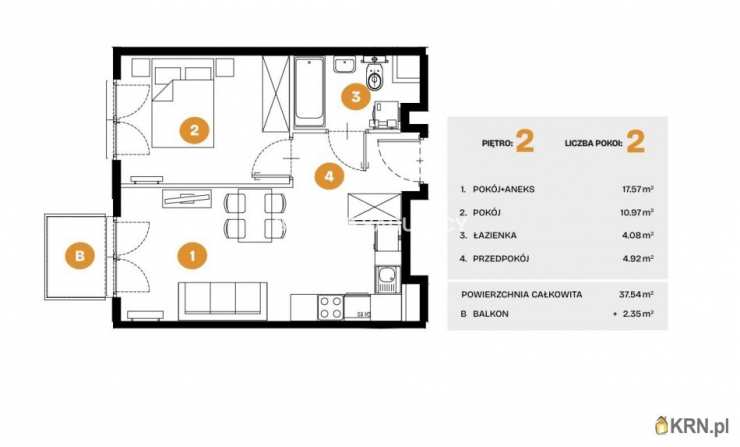 Kraków, Bronowice, ul. Na Błonie, Mieszkanie  na sprzedaż, 2 pokojowe