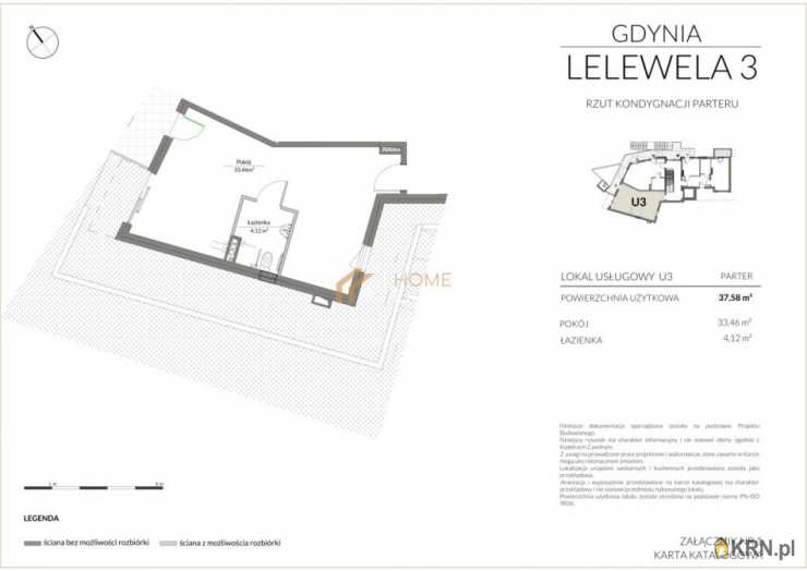 Gdynia, Grabówek, ul. J. Lelewela, Mieszkanie  na sprzedaż, 2 pokojowe