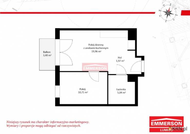 Kraków, Podgórze, ul. , 2 pokojowe, Mieszkanie  na sprzedaż