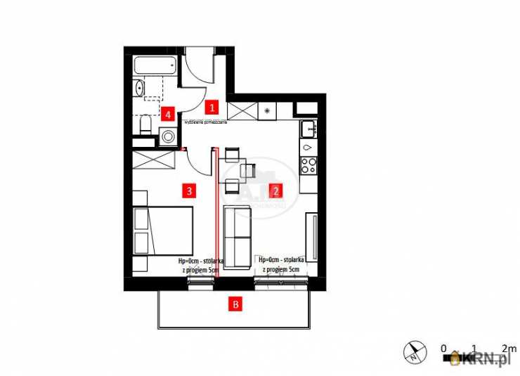 Mieszkanie  na sprzedaż, Wrocław, Krzyki/Partynice, ul. Jeździecka, 2 pokojowe