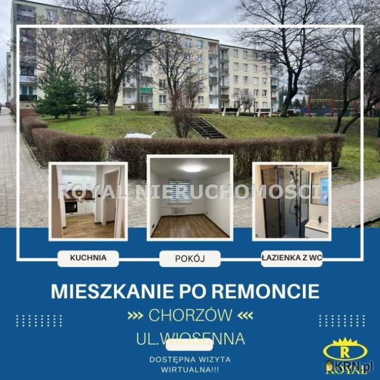 Mieszkanie  na sprzedaż, Chorzów, Centrum/Klimzowiec, ul. Wiosenna, 2 pokojowe