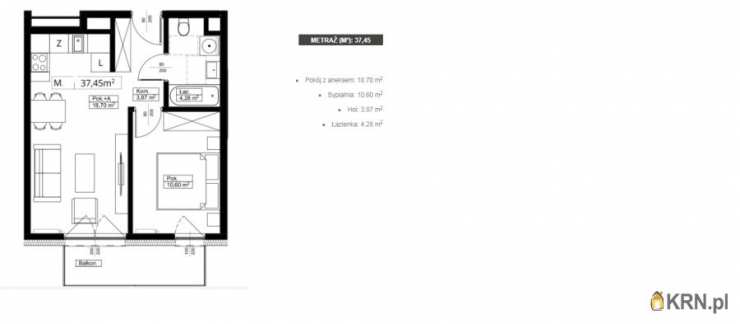 Mieszkanie  na sprzedaż, 2 pokojowe, Kraków, Krowodrza, ul. 