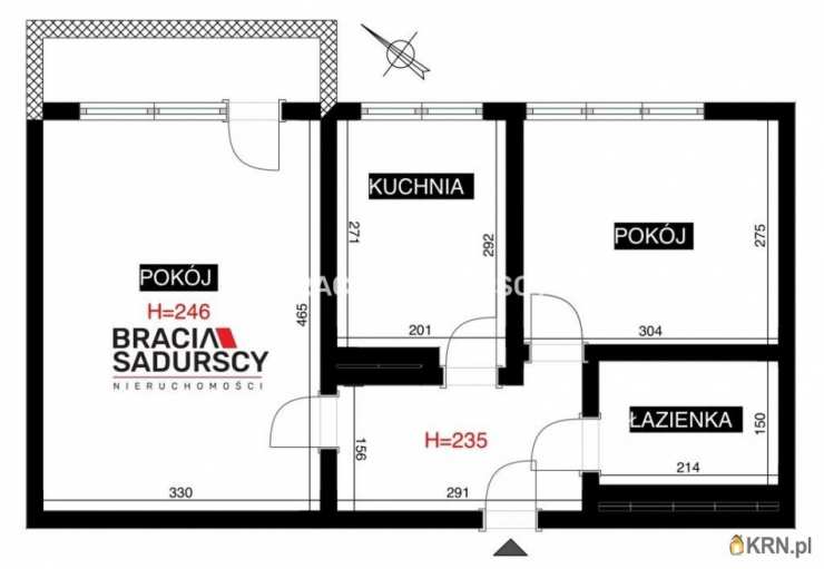Mieszkanie  na sprzedaż, 2 pokojowe, Kraków, Łagiewniki/Borek Fałęcki, ul. Jagodowa