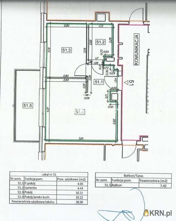 Kraków, Bronowice, ul. S. Przybyszewskiego, Mieszkanie  do wynajęcia, 2 pokojowe