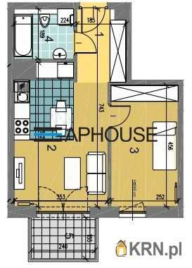 Mieszkanie  do wynajęcia, Kraków, Podgórze/Zabłocie, ul. , 2 pokojowe