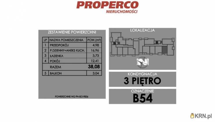 PROPERCO Sp. z o.o. Sp. k. , Mieszkanie  na sprzedaż, Skarżysko-Kamienna, ul. Żeromskiego