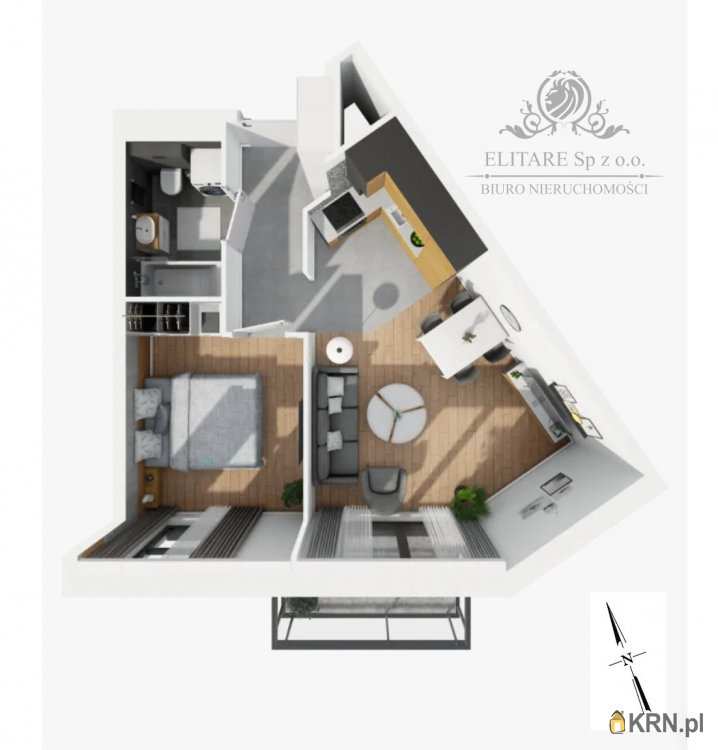 Wrocław, Krzyki, ul. , 2 pokojowe, Mieszkanie  na sprzedaż