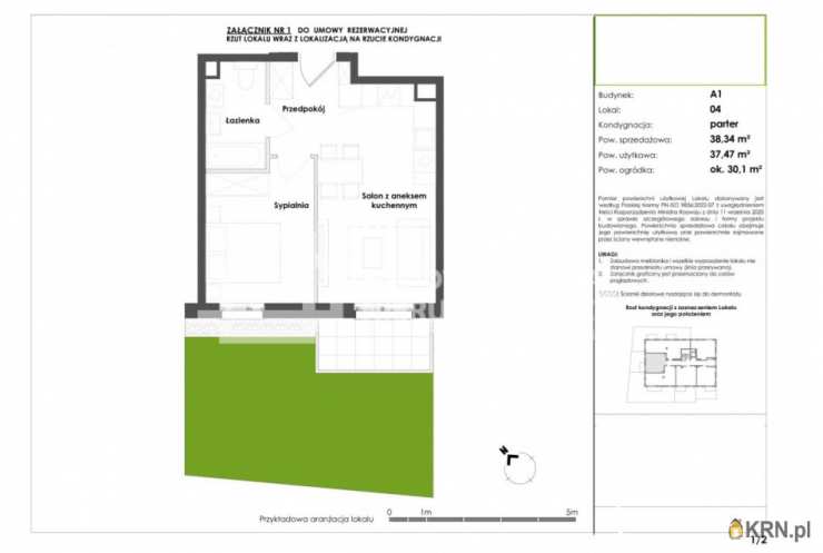 Mieszkanie  na sprzedaż, 1 pokojowe, Puck, ul. 