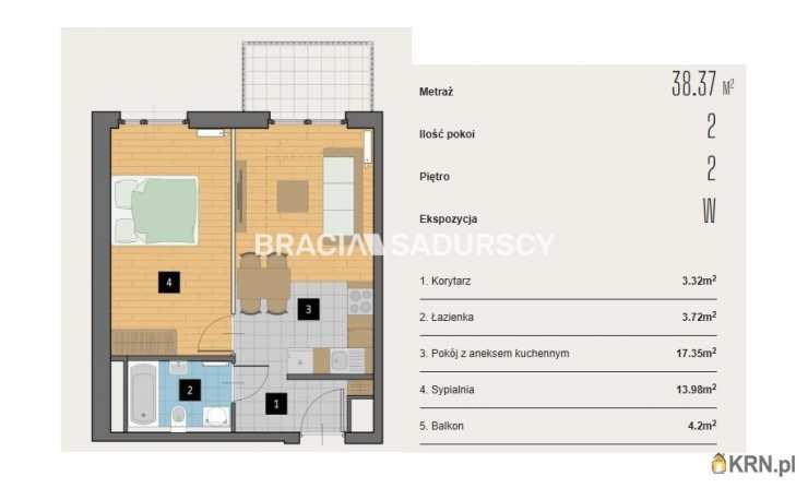 Kraków, Krowodrza, ul. Kijowska, Mieszkanie  na sprzedaż, 2 pokojowe