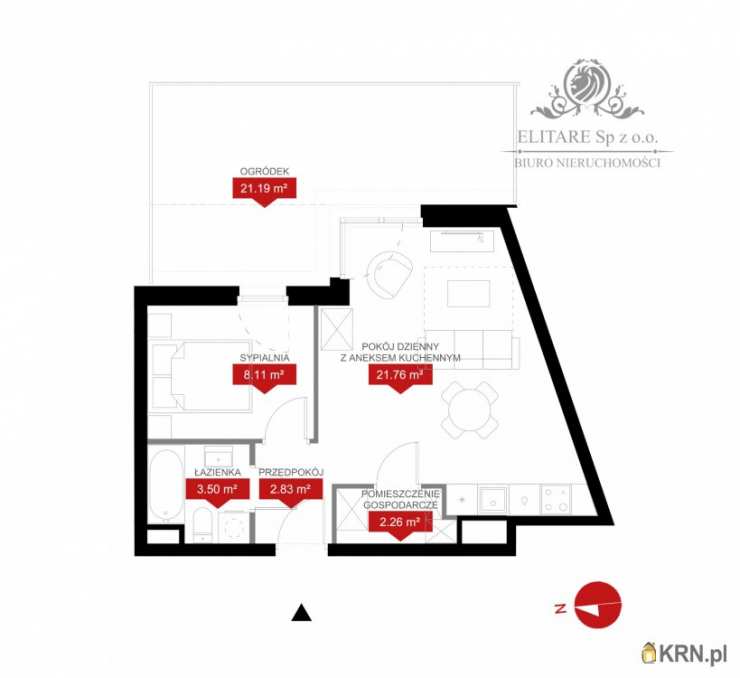 2 pokojowe, Mieszkanie  na sprzedaż, Wrocław, Psie Pole, ul. 