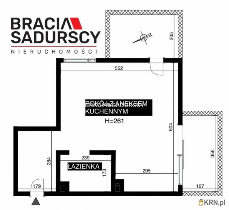 Kraków, Zwierzyniec, ul. P. Borowego, Mieszkanie  na sprzedaż, 1 pokojowe