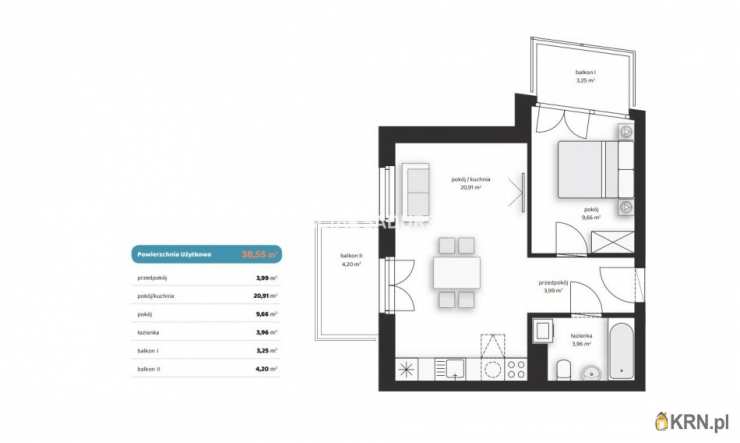 Kraków, Wzgórza Krzesławickie, ul. Polskich, Mieszkanie  na sprzedaż, 2 pokojowe