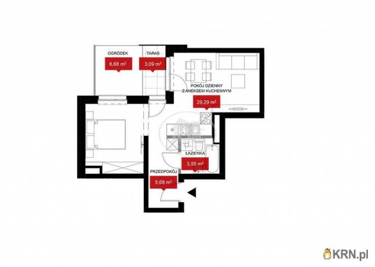 Mieszkanie  na sprzedaż, Wrocław, Psie Pole/Kleczków, ul. W. Reymonta, 2 pokojowe
