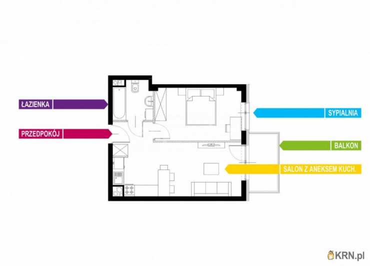 2 pokojowe, Sosnowiec, ul. , Mieszkanie  na sprzedaż