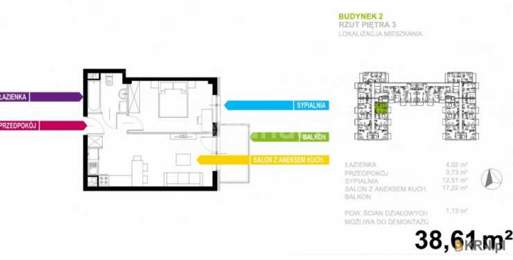2 pokojowe, Mieszkanie  na sprzedaż, Sosnowiec, ul. 