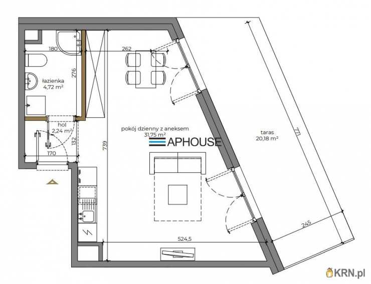 Kraków, Krowodrza, ul. Cieszyńska, Mieszkanie  na sprzedaż, 2 pokojowe