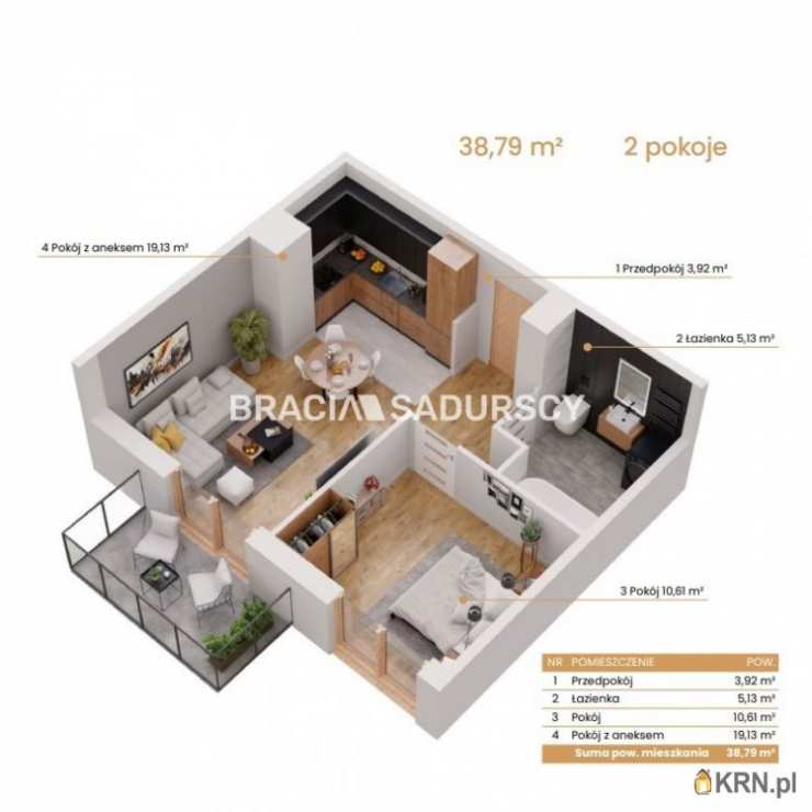 Mieszkanie  na sprzedaż, 2 pokojowe, Katowice, ul. Ceglana