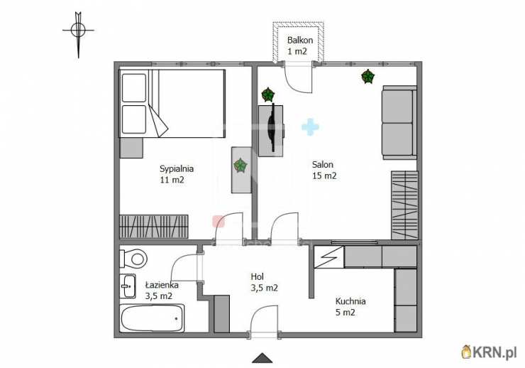 Warszawa, Mokotów/Wyględów, ul. A. Malawskiego, 2 pokojowe, Mieszkanie  na sprzedaż