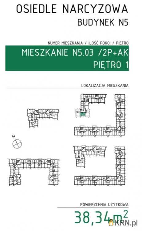 2 pokojowe, Mieszkanie  na sprzedaż, Lublin, Ponikwoda, ul. 