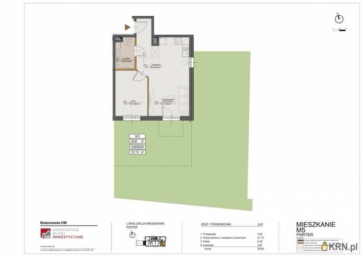 Mieszkanie  na sprzedaż, Kraków, Bieżanów-Prokocim, ul. Bieżanowska, 2 pokojowe