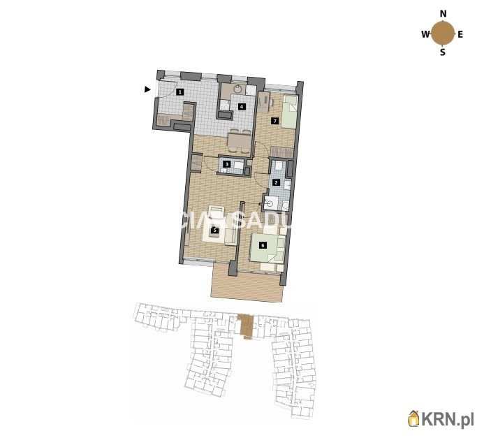 Kraków, Krowodrza/Łobzów, ul. T. Czyżewskiego, Mieszkanie  na sprzedaż, 3 pokojowe