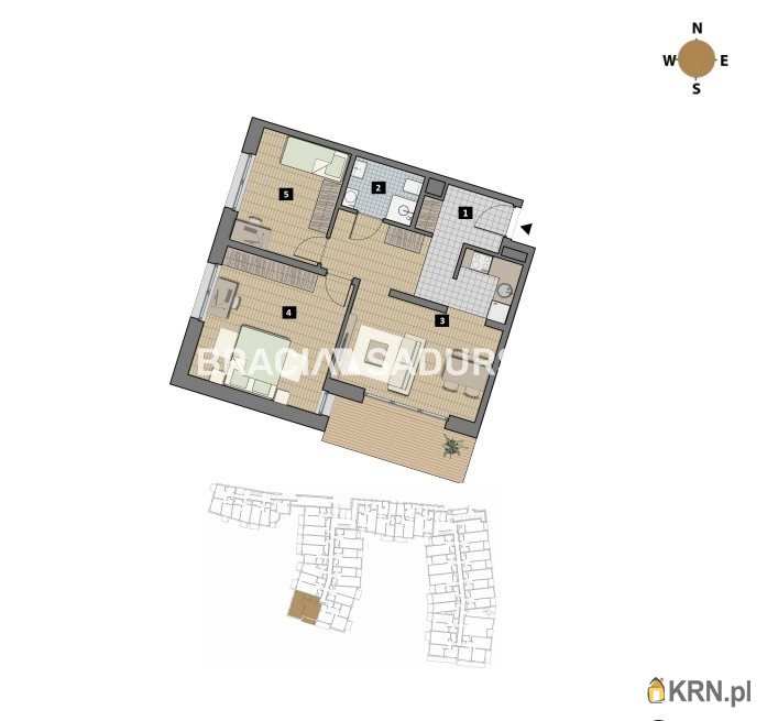 3 pokojowe, Mieszkanie  na sprzedaż, Kraków, Krowodrza/Łobzów, ul. T. Czyżewskiego