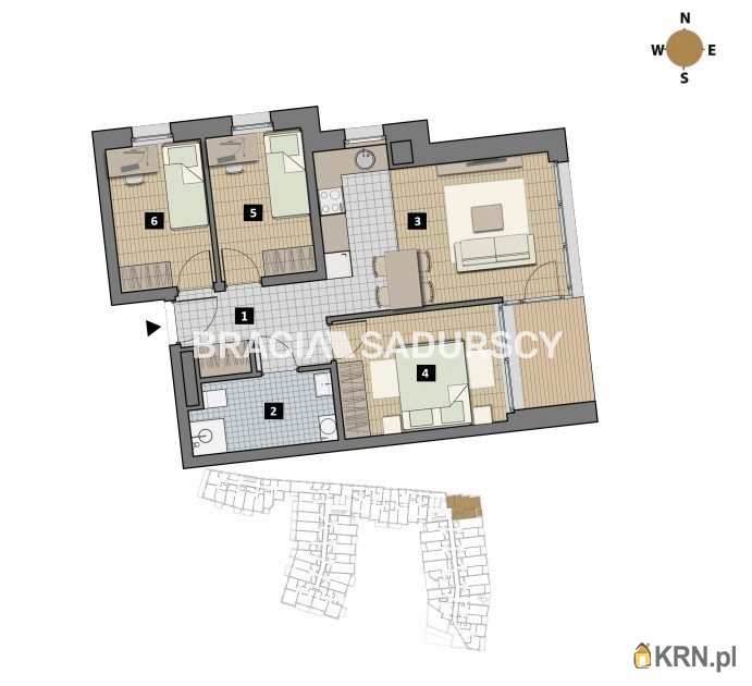 Kraków, Krowodrza/Łobzów, ul. T. Czyżewskiego, Mieszkanie  na sprzedaż, 4 pokojowe