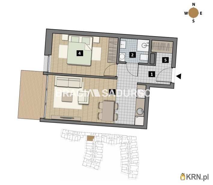 2 pokojowe, Mieszkanie  na sprzedaż, Kraków, Krowodrza/Łobzów, ul. T. Czyżewskiego