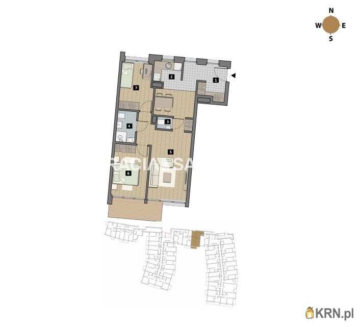 Kraków, Krowodrza/Łobzów, ul. T. Czyżewskiego, Mieszkanie  na sprzedaż, 3 pokojowe