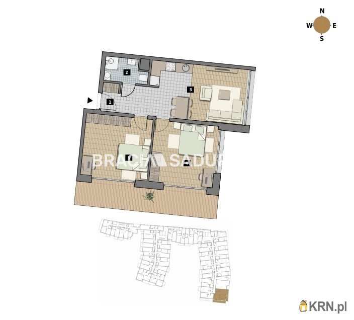 Kraków, Krowodrza/Łobzów, ul. T. Czyżewskiego, Mieszkanie  na sprzedaż, 3 pokojowe