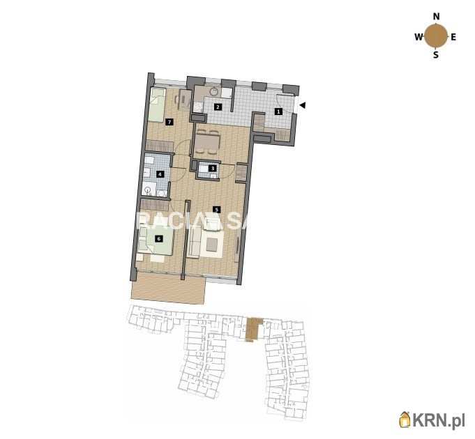 Kraków, Krowodrza/Łobzów, ul. T. Czyżewskiego, Mieszkanie  na sprzedaż, 3 pokojowe