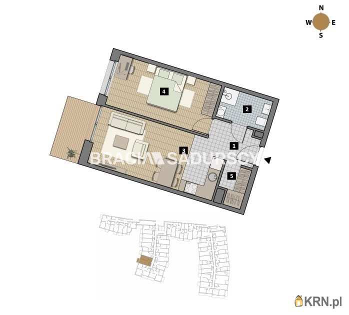 2 pokojowe, Mieszkanie  na sprzedaż, Kraków, Krowodrza/Łobzów, ul. T. Czyżewskiego