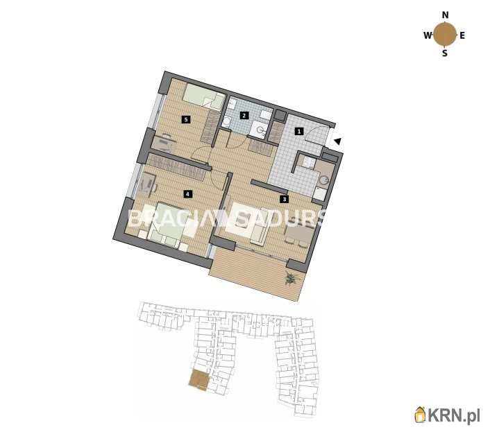 3 pokojowe, Mieszkanie  na sprzedaż, Kraków, Krowodrza/Łobzów, ul. T. Czyżewskiego