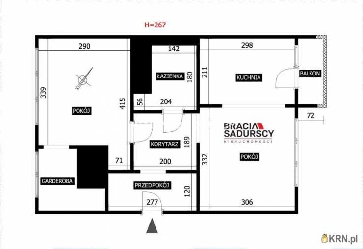 BRACIA SADURSCY NIERUCHOMOŚCI ODDZIAŁ BS5 NOWA HUTA, Mieszkanie  na sprzedaż, Kraków, Krowodrza, ul. 