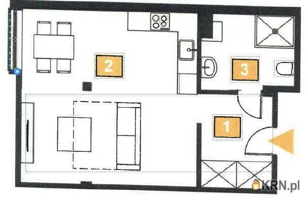 Mieszkanie  na sprzedaż, Rudna Mała, ul. , 1 pokojowe