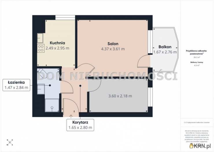 Mieszkanie  na sprzedaż, Olsztyn, Redykajny, ul. Liliowa, 2 pokojowe