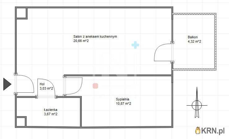 2 pokojowe, Warszawa, Mokotów/Służewiec, ul. , Mieszkanie  na sprzedaż