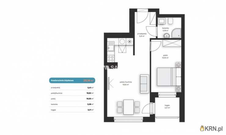 Kraków, Wzgórza Krzesławickie, ul. Polskich, Mieszkanie  na sprzedaż, 2 pokojowe