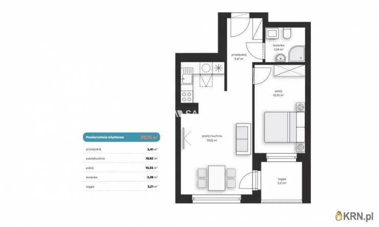 2 pokojowe, Mieszkanie  na sprzedaż, Kraków, Wzgórza Krzesławickie, ul. Polskich