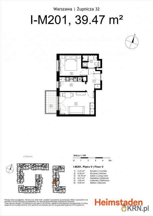 Mieszkanie  na sprzedaż, 2 pokojowe, Warszawa, ul. 