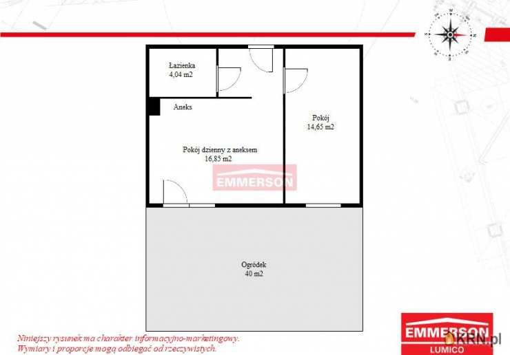 2 pokojowe, Mieszkanie  na sprzedaż, Kraków, Dębniki, ul. 